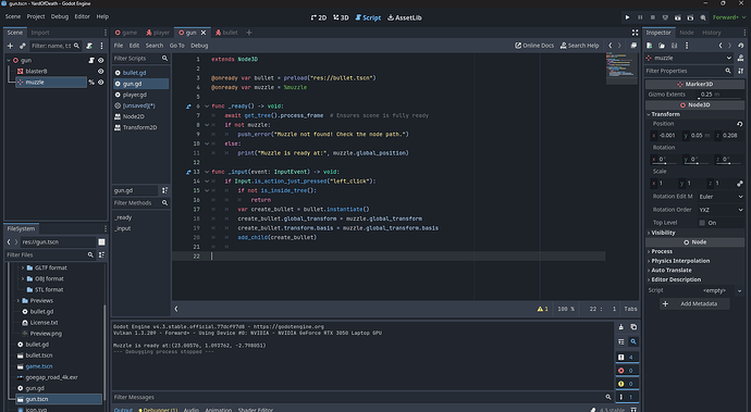 gun.tscn - YardOfDeath - Godot Engine 2_13_2025 8_51_25 PM