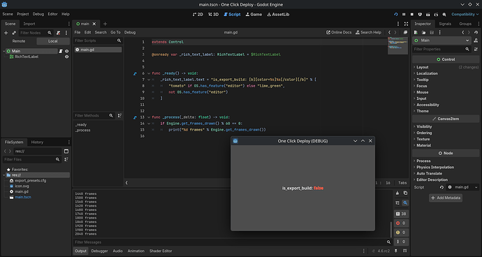 Editor project without X11 errors