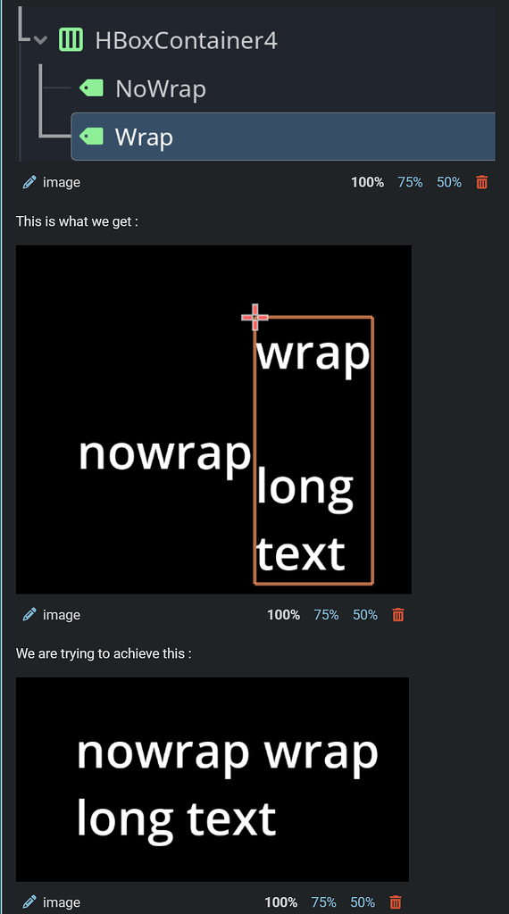 Trying to replicate CSS inlining behavior with multiple labels - UI ...