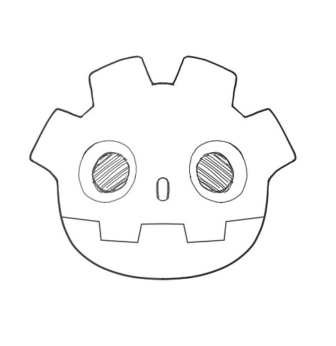 Godot Icon Sketch