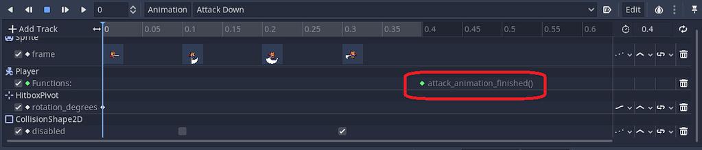 Hide function names inside Animation Player? - Help - Godot Forum