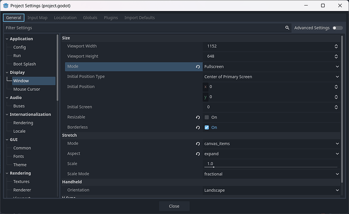 settings image