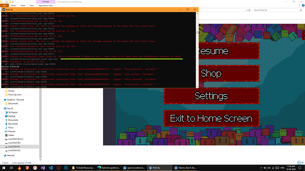 What Does this error supposed to mean? - UI - Godot Forum image.