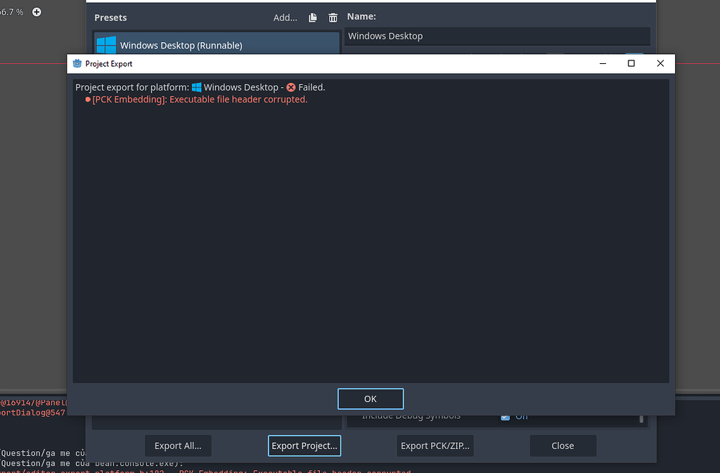 When I export my game, I saw this... - Help - Godot Forum