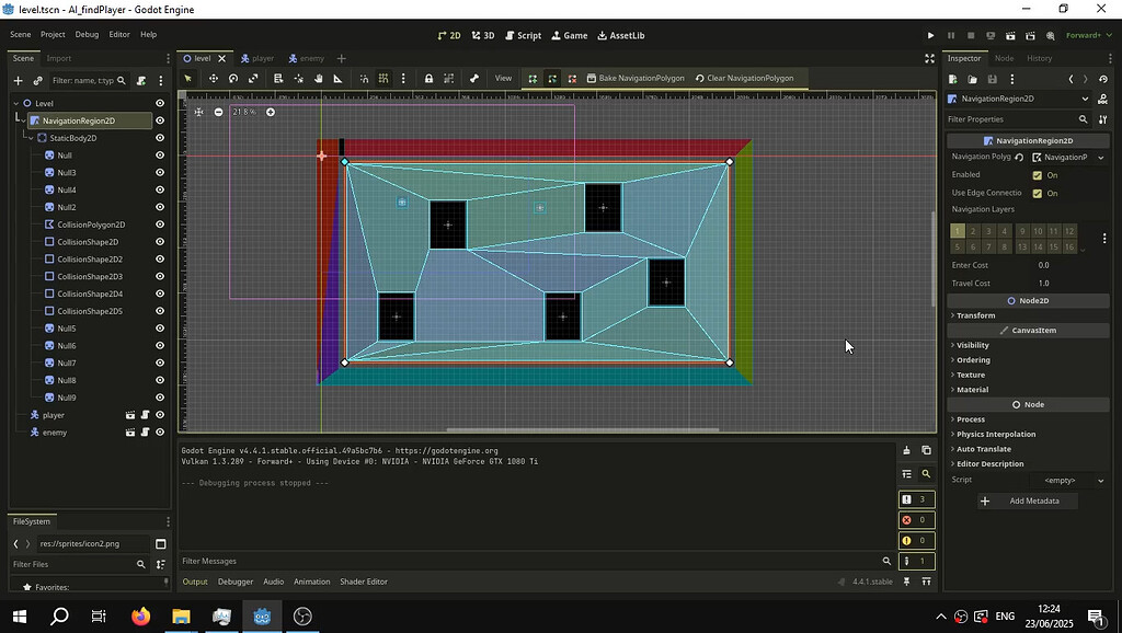 navigation2D spikes and jitter - Help - Godot Forum