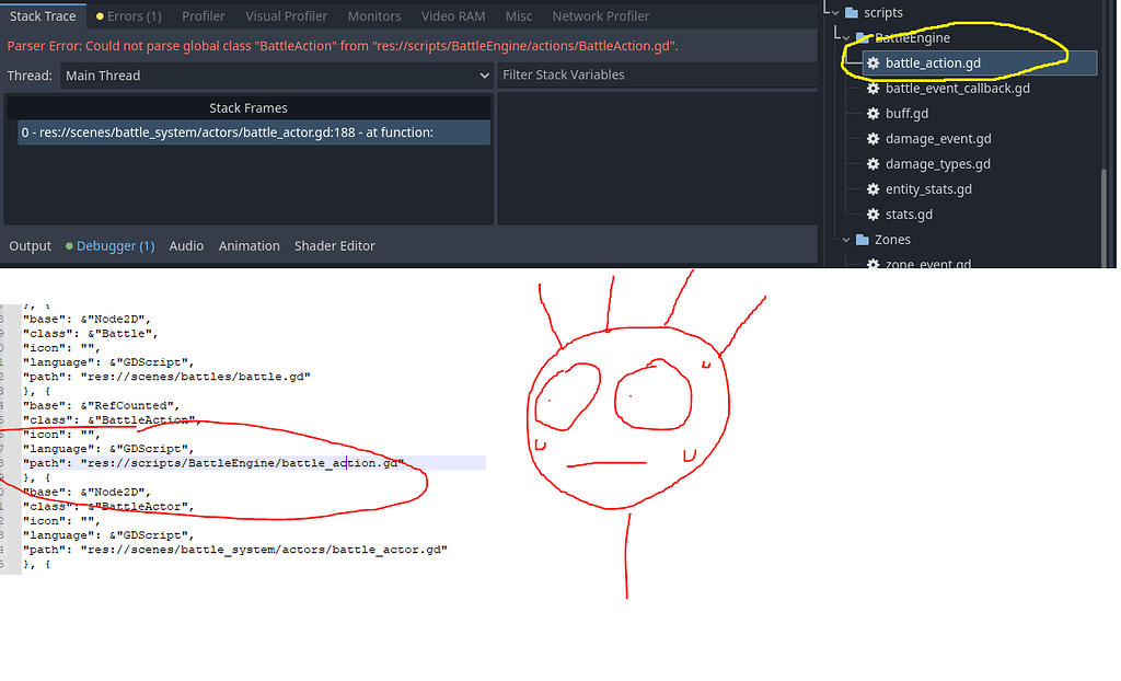 Godot permanently caching outdated script file paths? - Help - Godot Forum