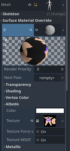 OVERRIDE MATERIAL