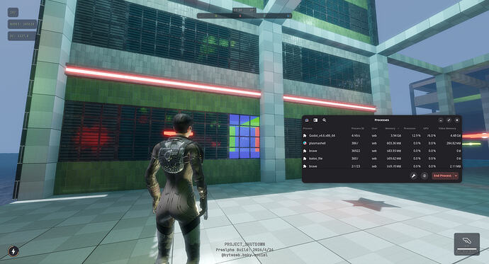 Old screenshot a few months ago. The top left corner shows the FPS, node count and draw calls.