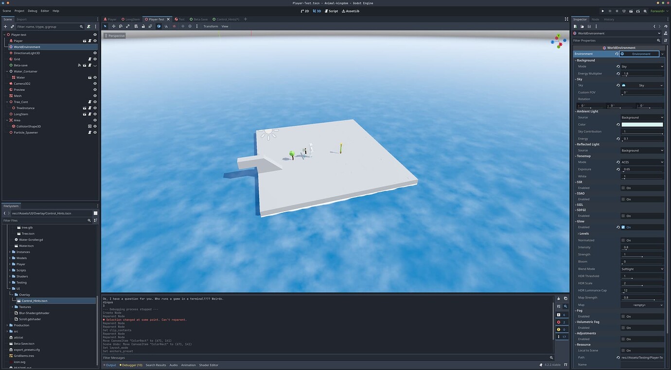 Project not Rendering anything but gray - Help - Godot Forum