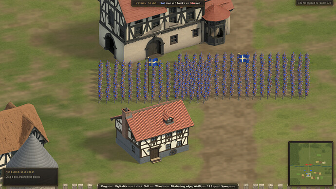 The earlier 2.5D sprite prototype in the browser