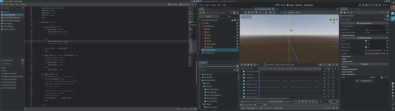 How does the animation tree sync up with _process() - Help - Godot Forum