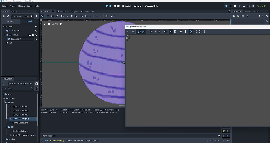 My camera is not in the right place? - Help - Godot Forum