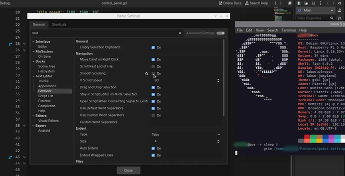 godot-settings