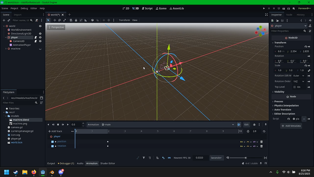 Animationplayer capture not working - Help - Godot Forum