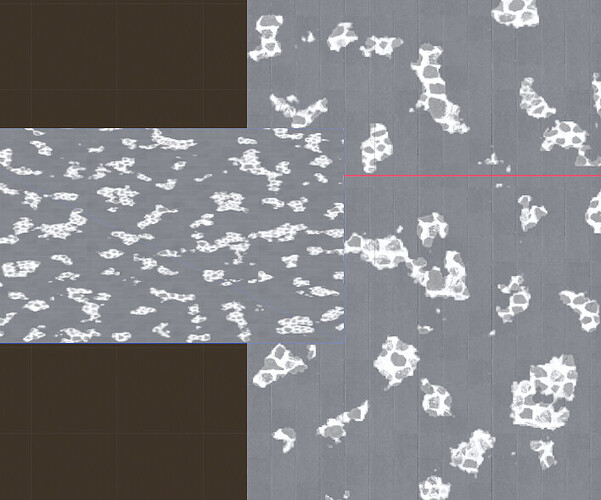 Background is 1:1, foreground is 2:1