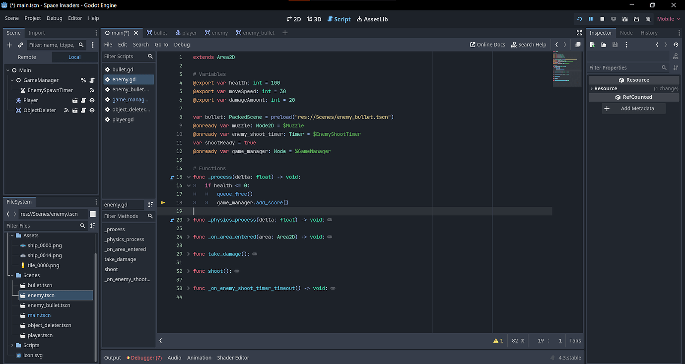 Struggling with Referencing and adding score - Help - Godot Forum