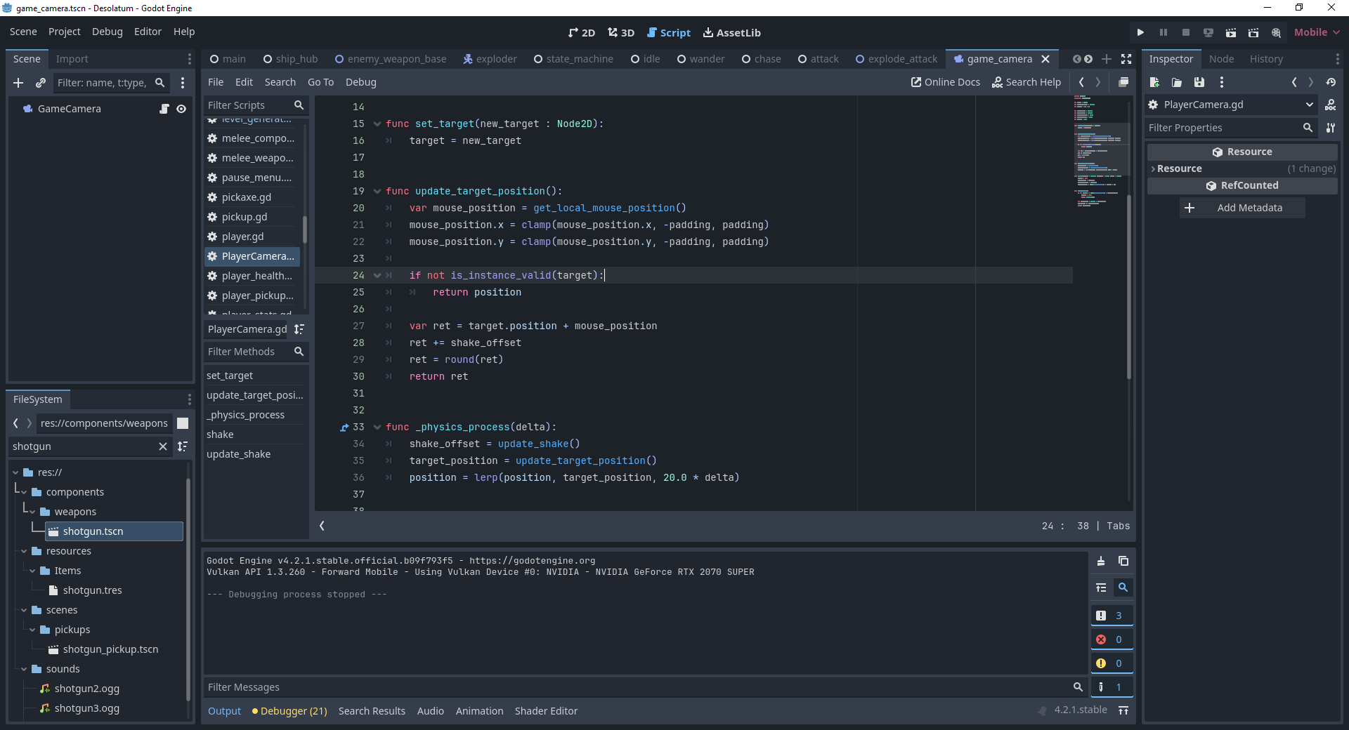 How can I limit the camera movement? - Help - Godot Forum
