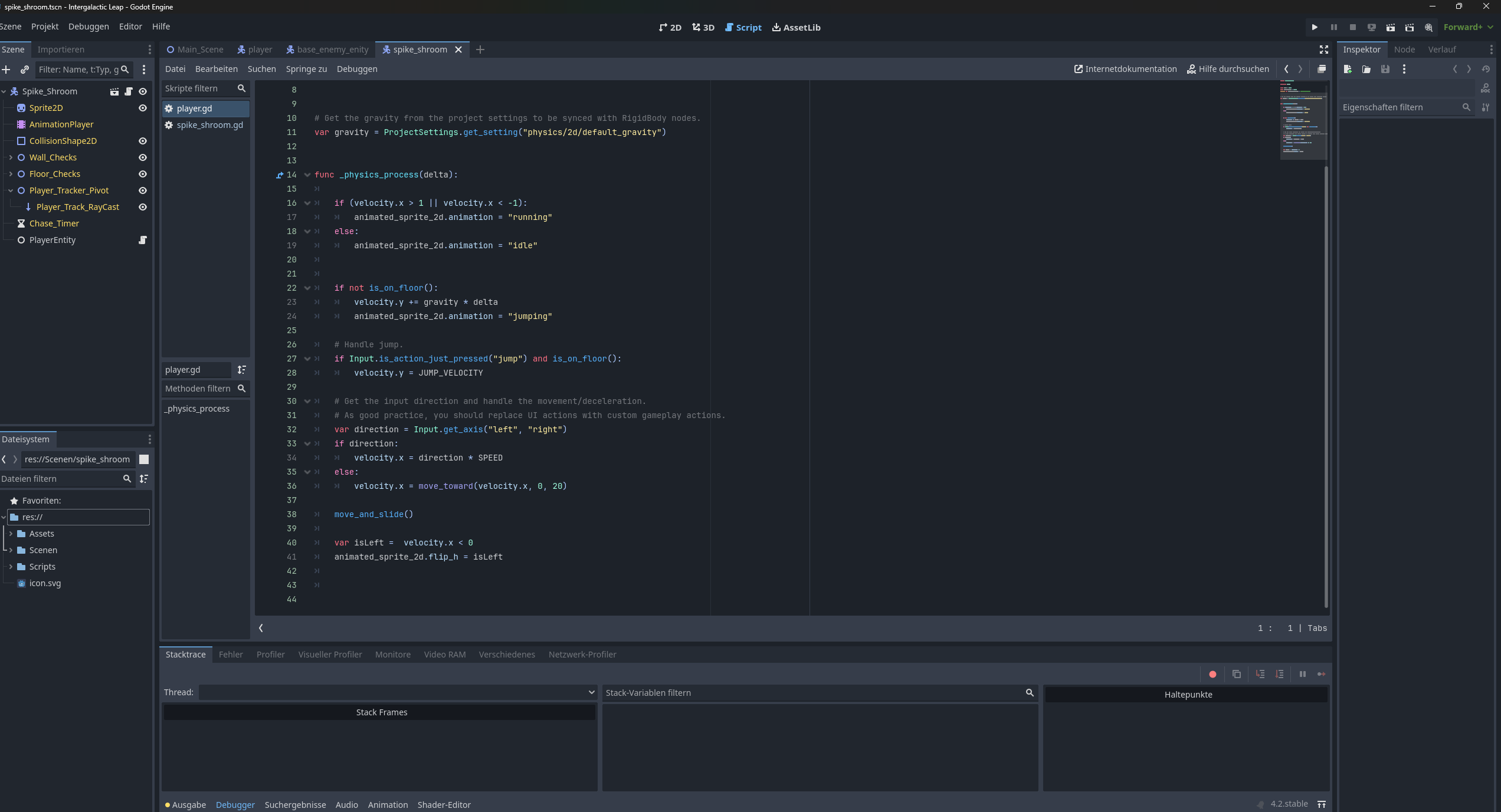 I need help with an error in the script - Help - Godot Forum