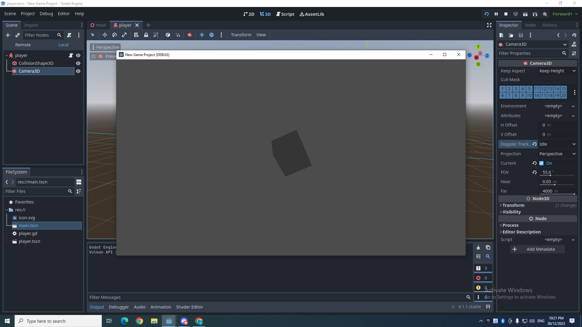 Something went wrong with my project - Help - Godot Forum