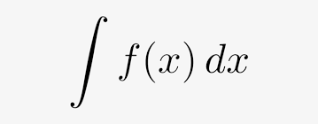 integral f(x) dx
