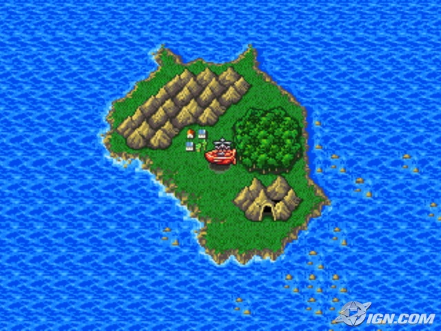 Final Fantasy 4 tile-based world map