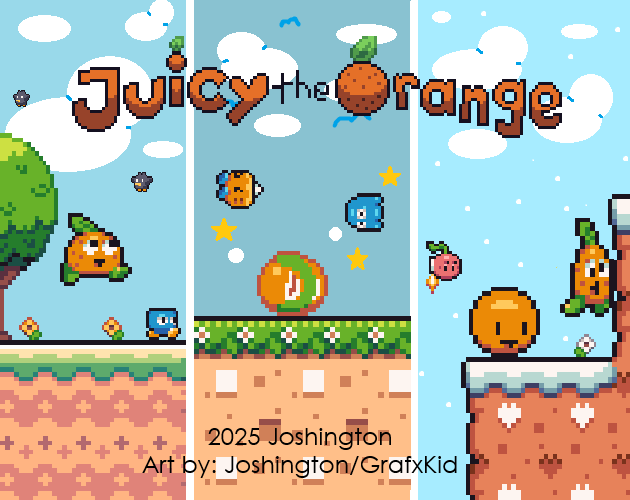 Juicy the Orange itch.io Thumbnail (1)