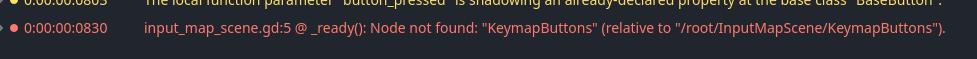 Input map Text Updating error - Help - Godot Forum