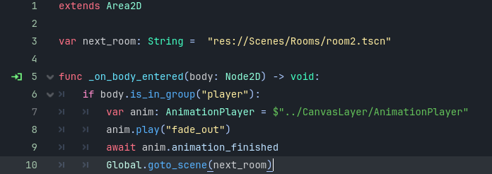 Better scene transition implementation - Programming - Godot Forum