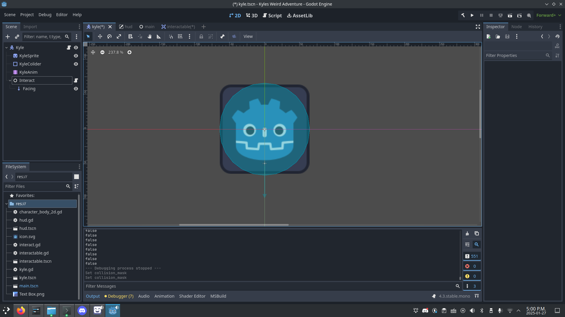 RayCast2D is not detecting any collisions at all - Help - Godot Forum