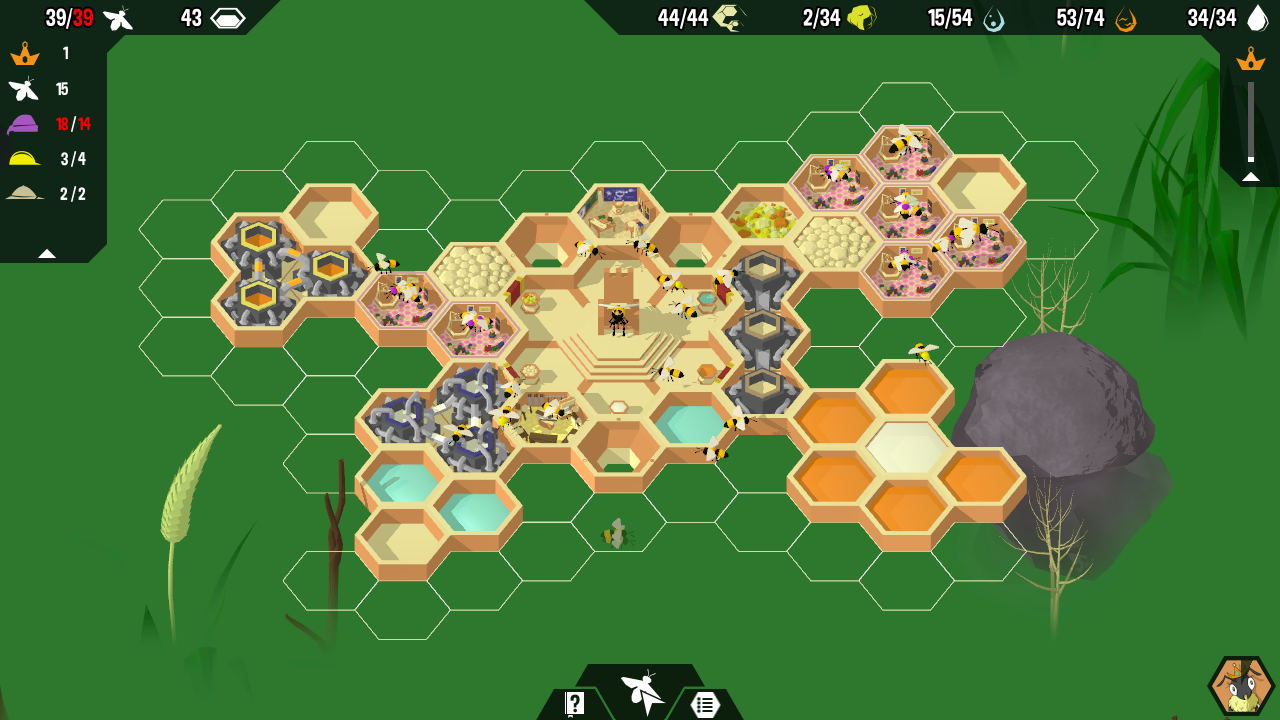 Hive Time - a PWYW bee-themed management sim - Games - Godot Forum