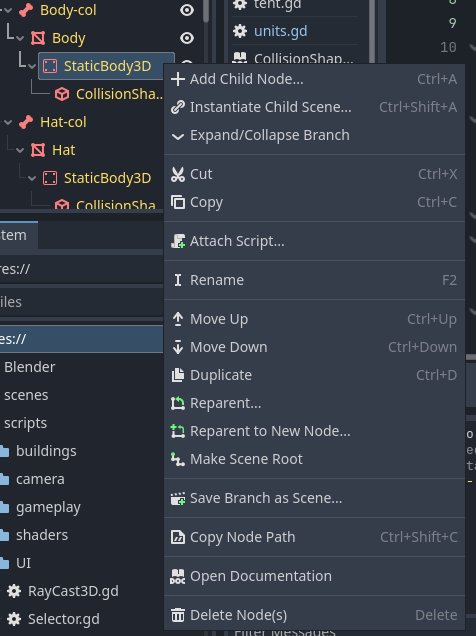 Posibility to convert StaticBody3D to CharacterBody3D - Help - Godot Forum