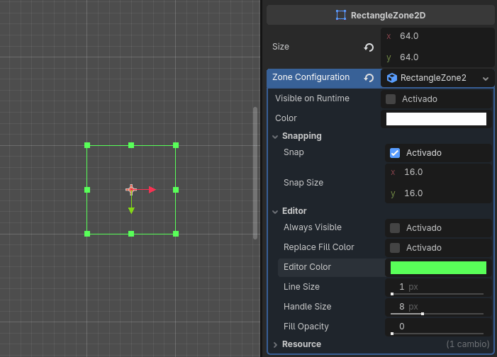 Customize editor colors and make the shape visible at runtime