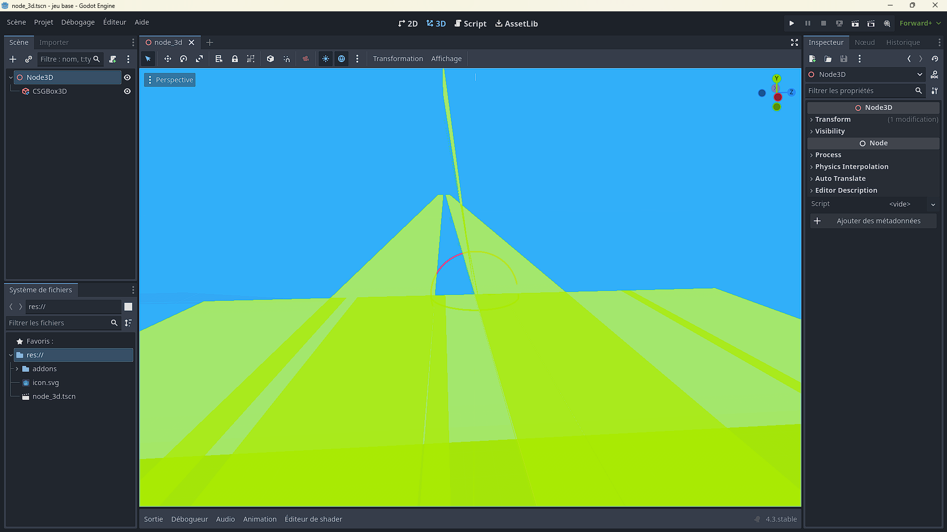 Huge graphical problem when opening any 3d nodes - Shaders - Godot Forum