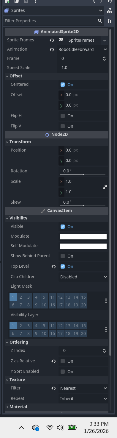 Sprite not moving with camera top down. It looks like the sprite is ...
