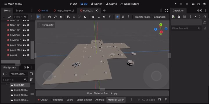 Material Batch Apply demo