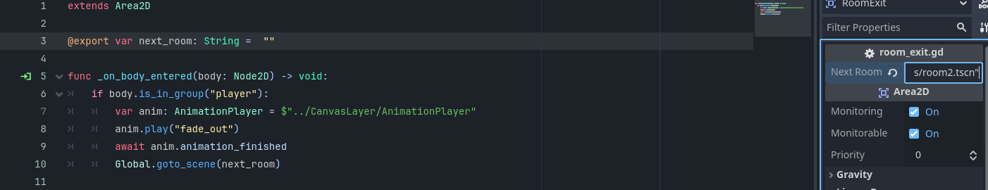 Better scene transition implementation - Programming - Godot Forum