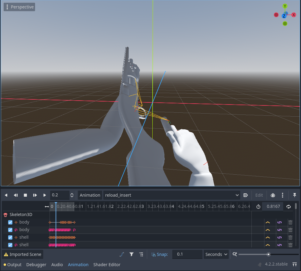 Blender scene with multiple armatures sharing the same actions does not
