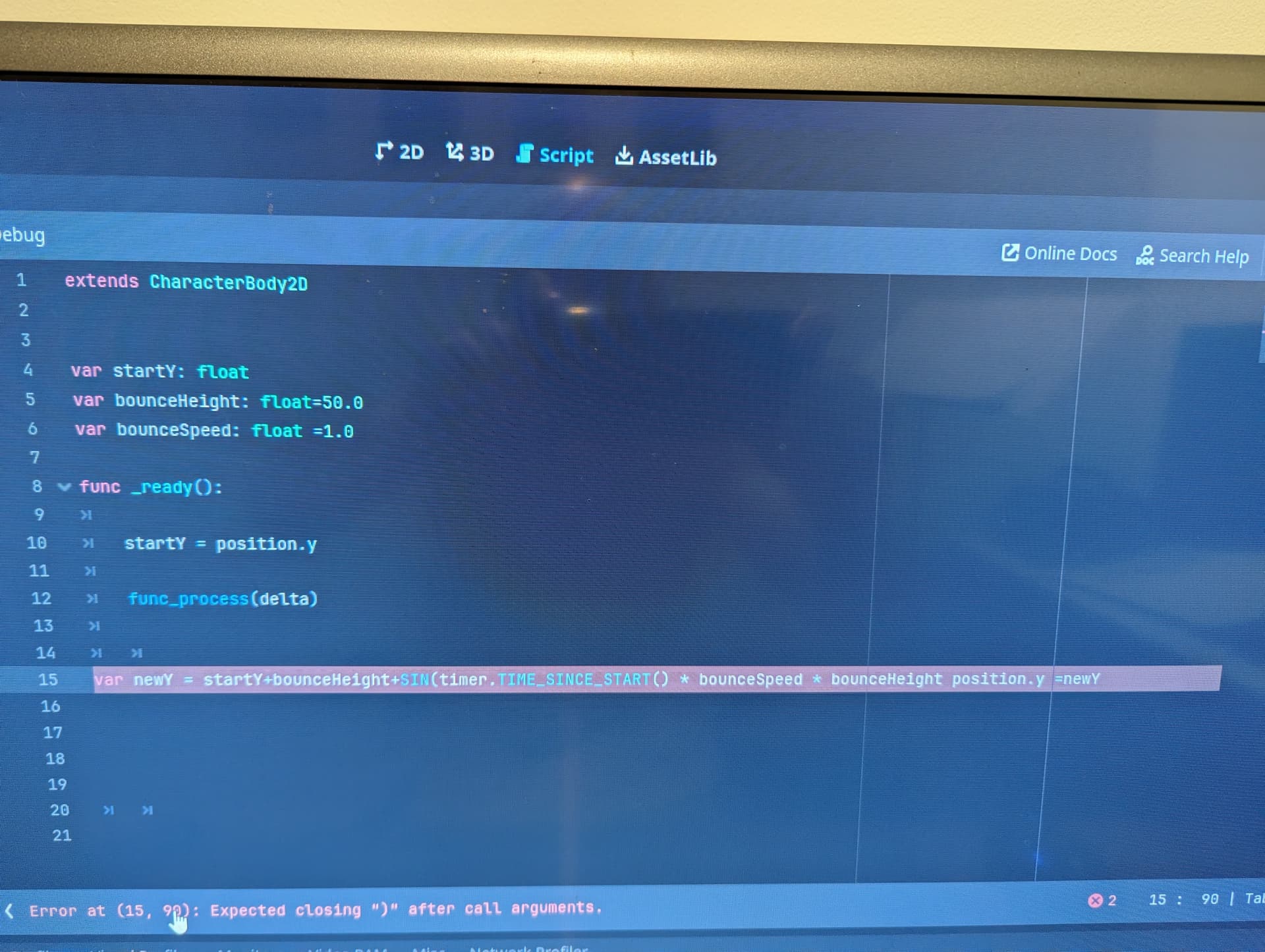 Advice on script help godot forum