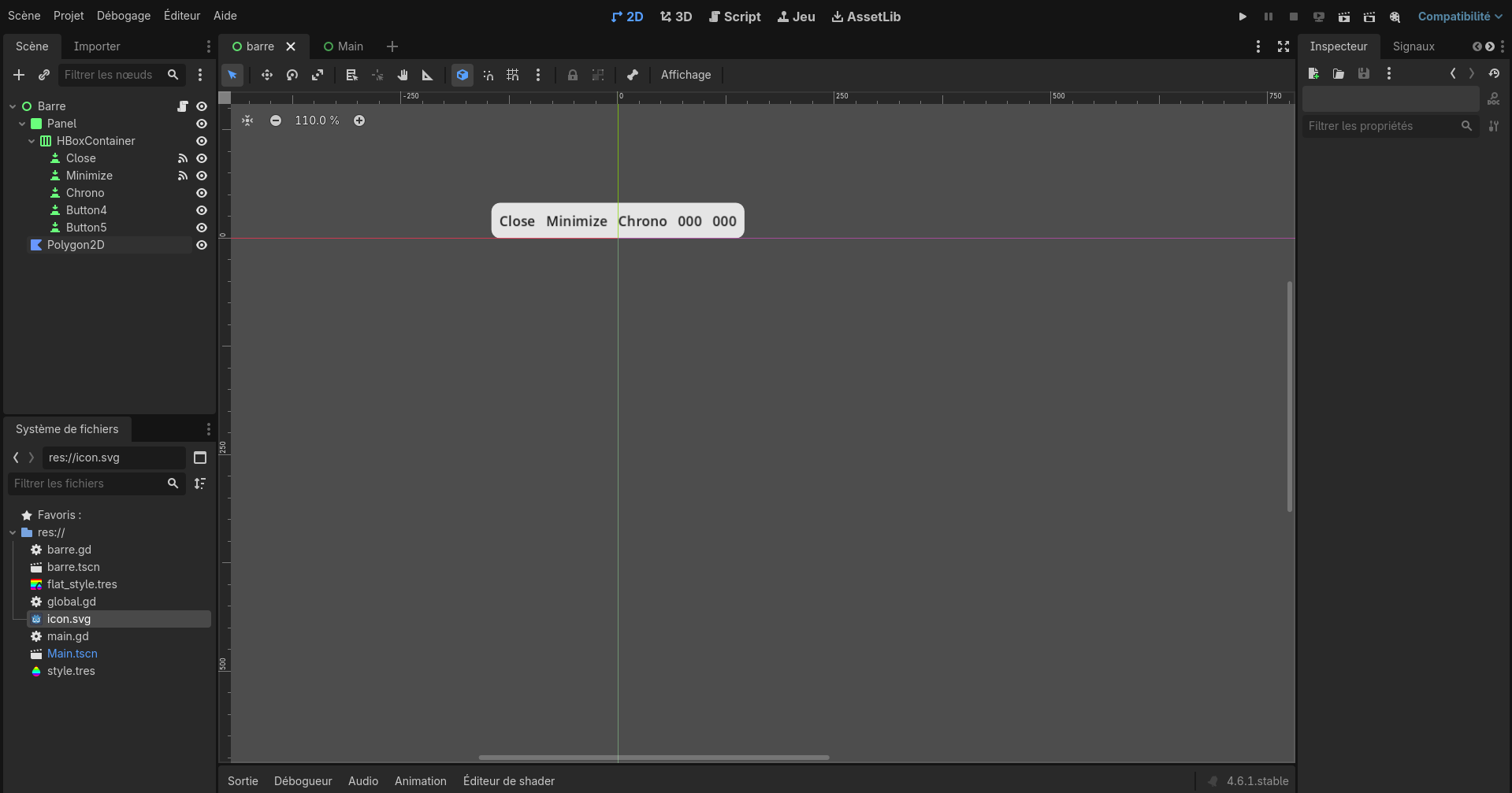 Help ! The node don't show when running the apps! - Help - Godot Forum