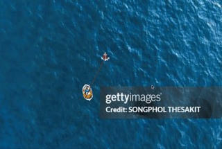 boat on rope