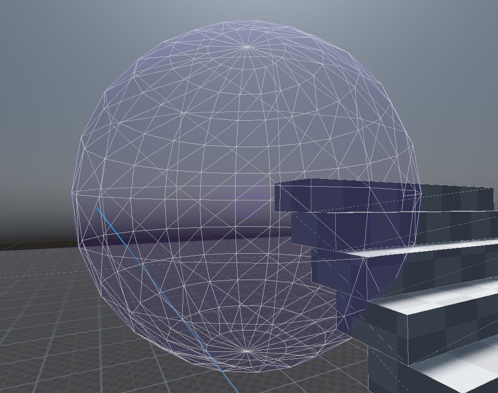 How to get every face of a mesh that intersects with a given collider ...