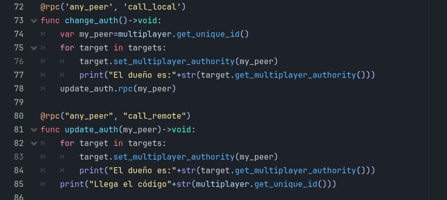 Multiplayer authority change - Help - Godot Forum