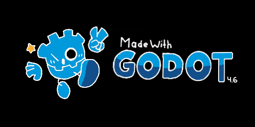Hand-Drawn Made With Godot Logo (Colorized)